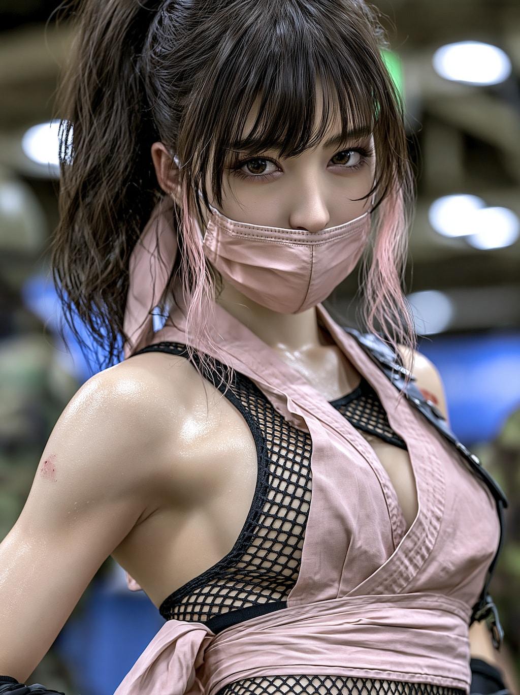 Variety of pink kunoichi
