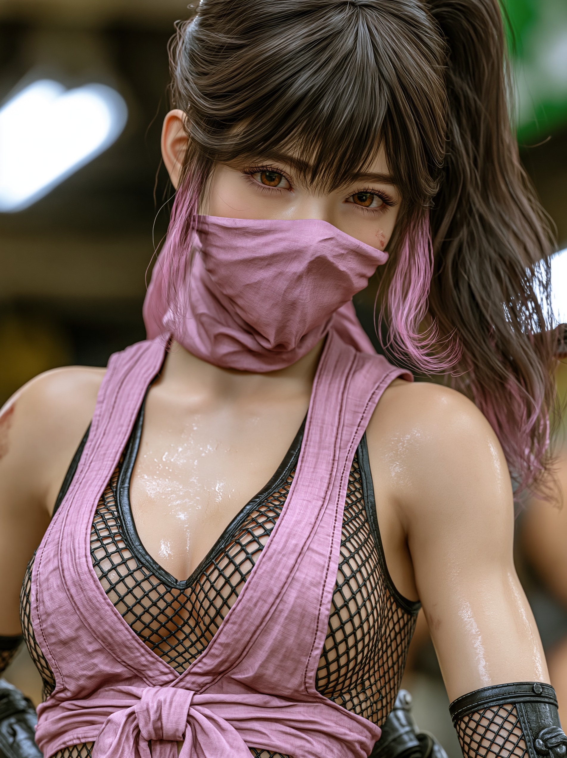 Variety of pink kunoichi