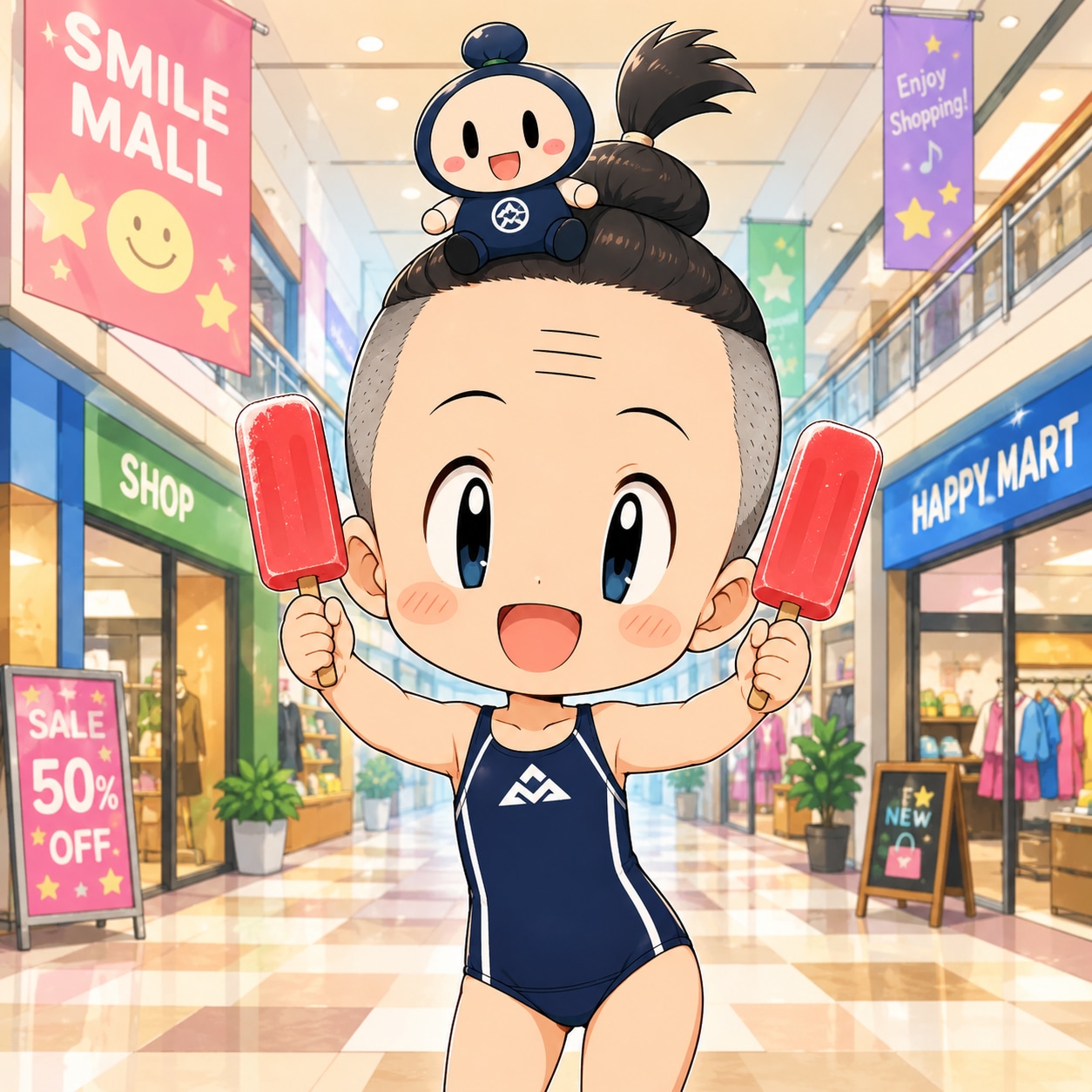 スク水モールと言えばこの子っ