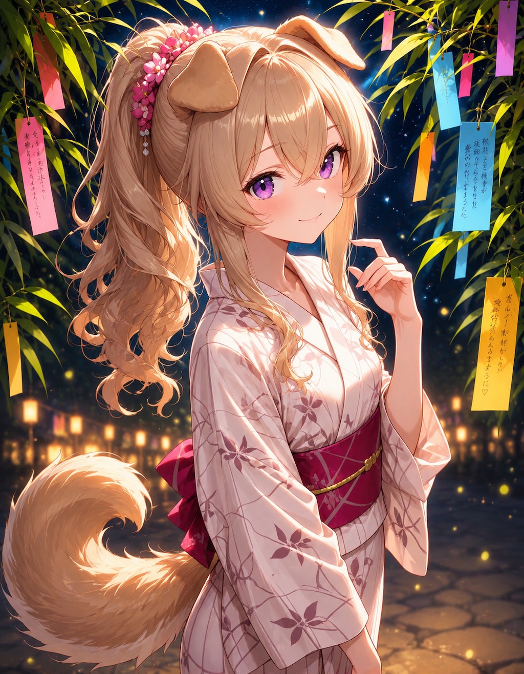 ミルフィと七夕祭り🎋⭐️