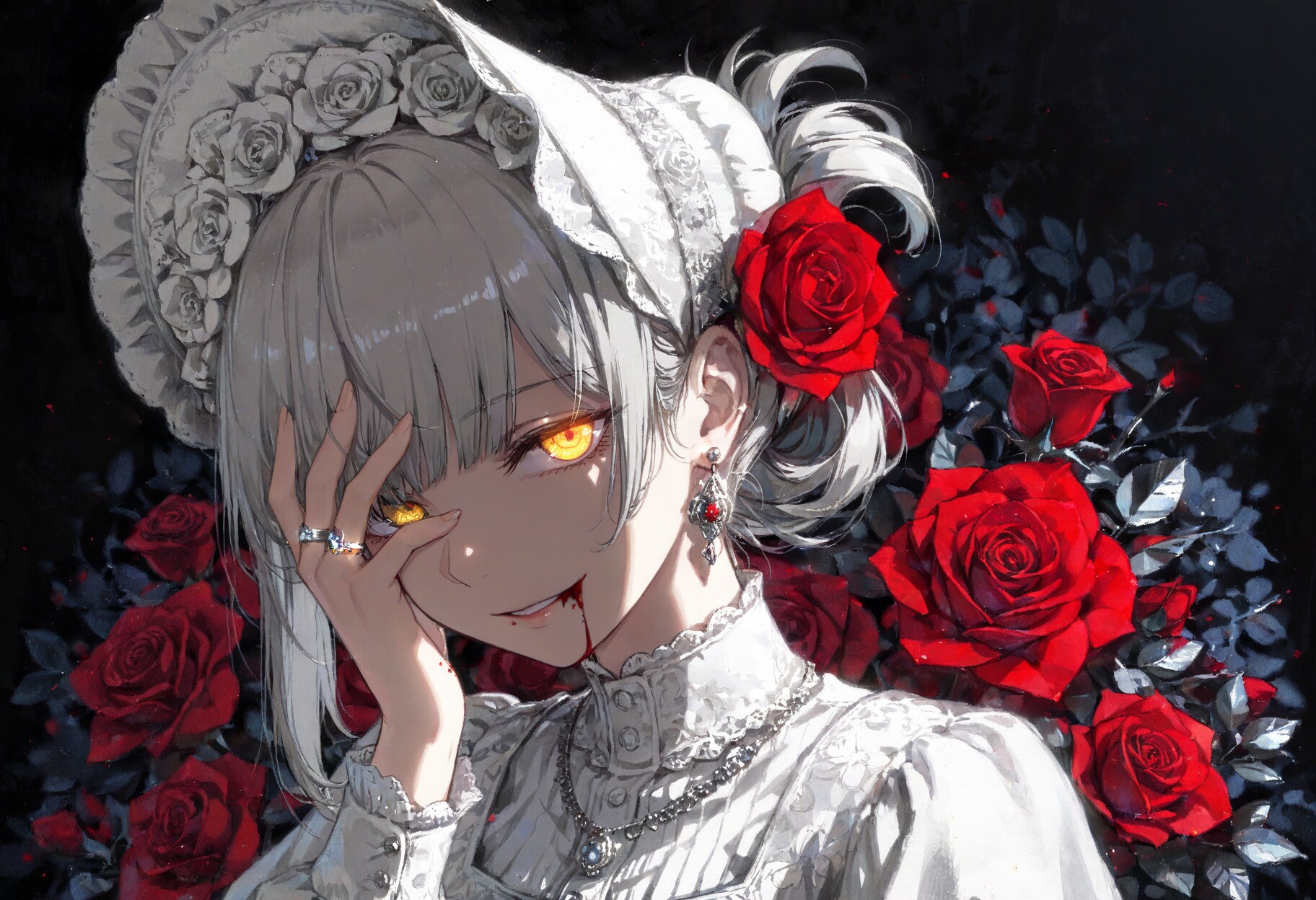 看板娘　flowers