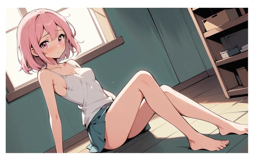 『あっついー……寝苦しいー……』ミナト