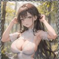 巨乳レオタード　 big breast leotard 8枚目
