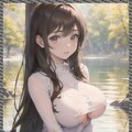 巨乳レオタード　 big breast leotard 4枚目
