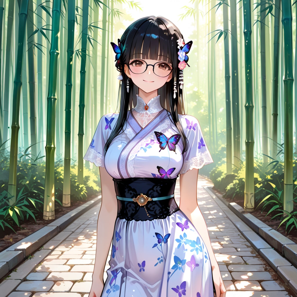 凛々しい浴衣ドレス①