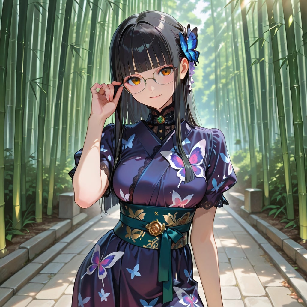 凛々しい浴衣ドレス①