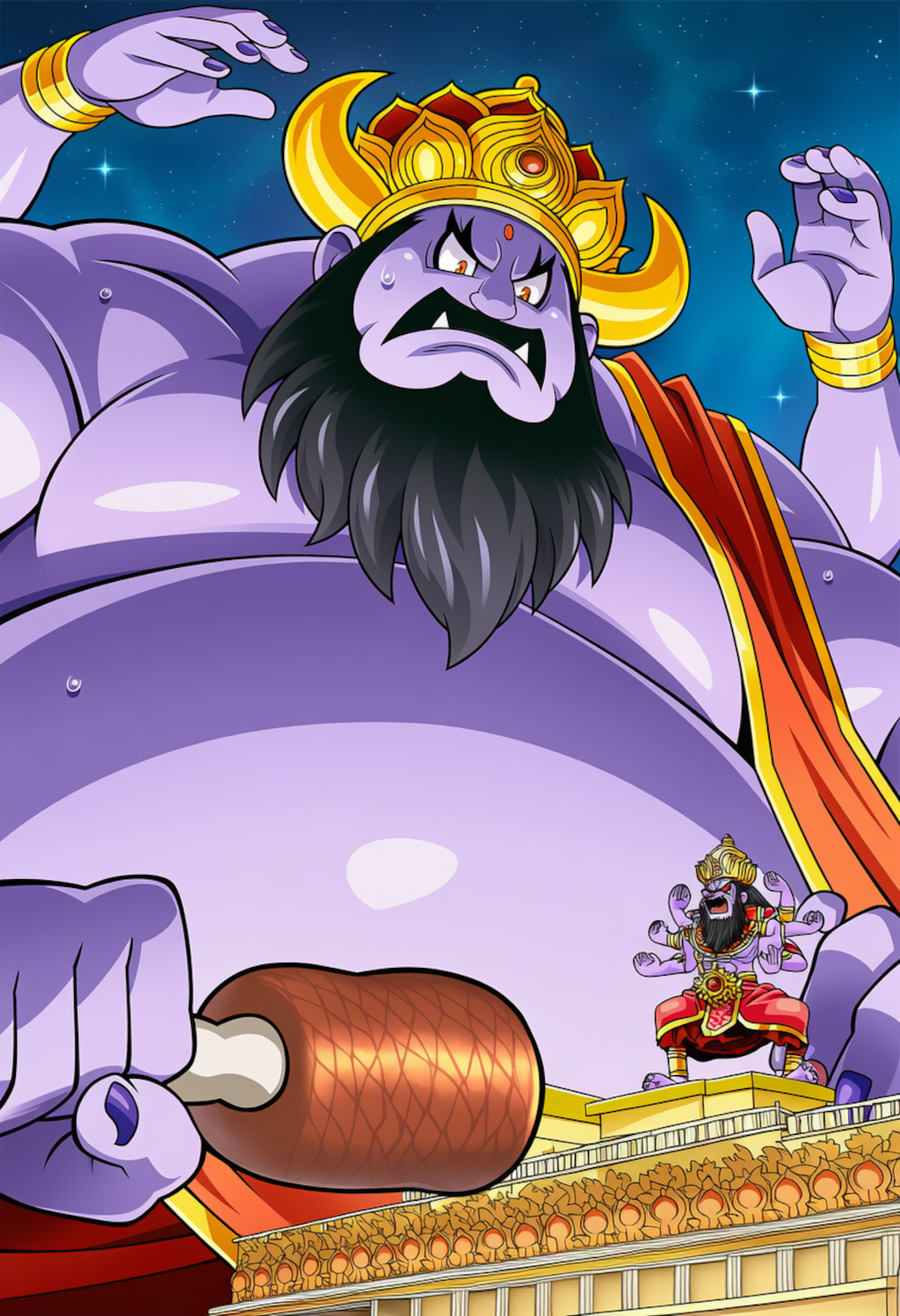 ラーヴァナとクンバカルナ