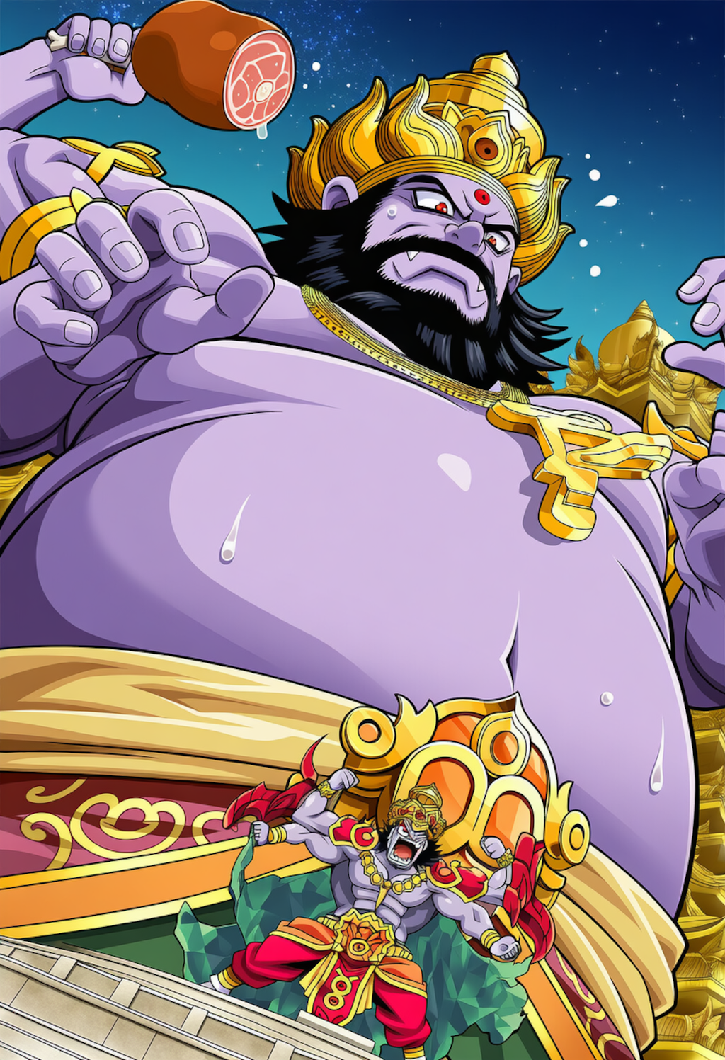 ラーヴァナとクンバカルナ