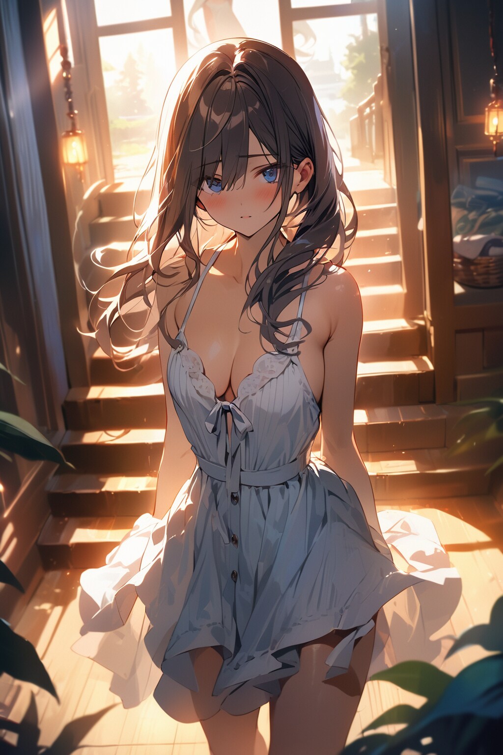 白いワンピース