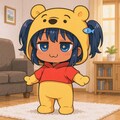 デフォルメ全身パジャマこなつちゃん 6枚目