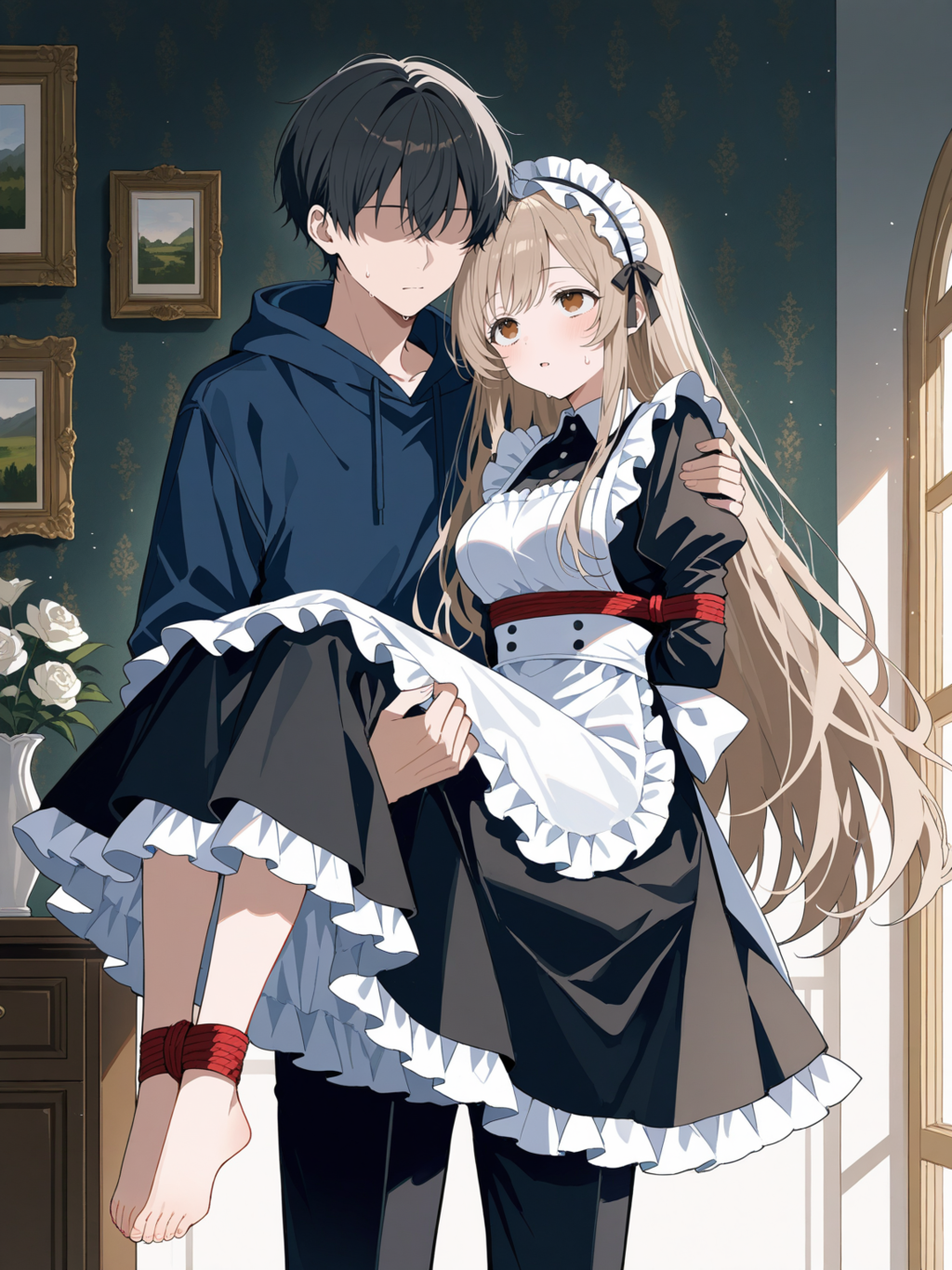 干し上がった マァ、メイド