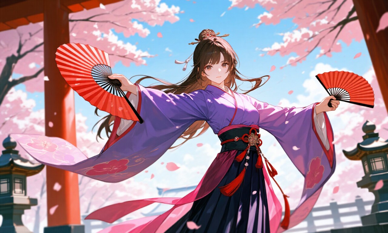 鉄扇女子 | の人気AIイラスト・グラビア