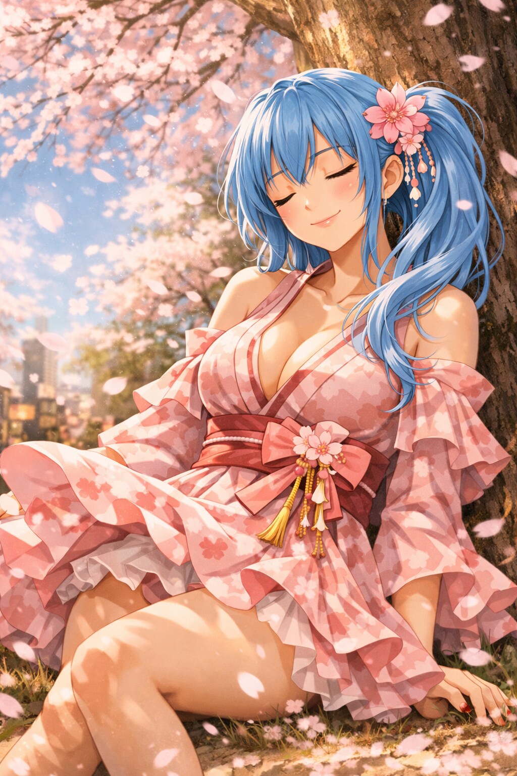 美雪ちゃん春の陽気に当てられて… | の人気AIイラスト・グラビア