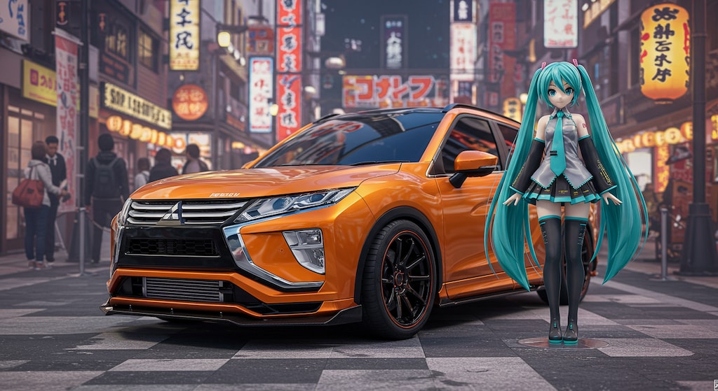 初音ミクとエクリプスクロス