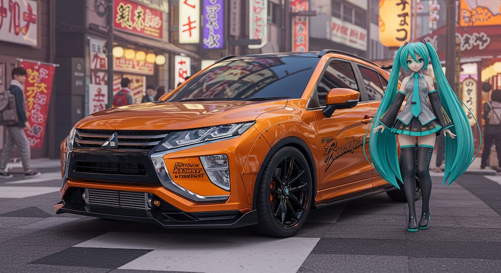 初音ミクとエクリプスクロス