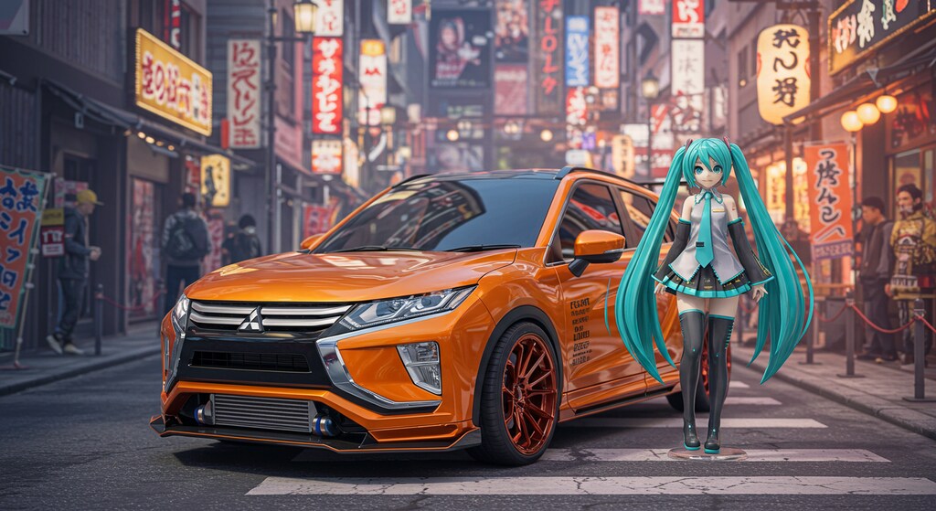 初音ミクとエクリプスクロス