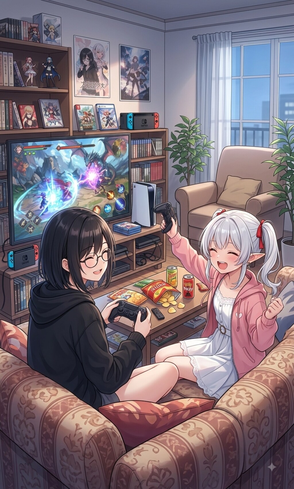dodo_さんの戸隠すみれさんとシロネさん