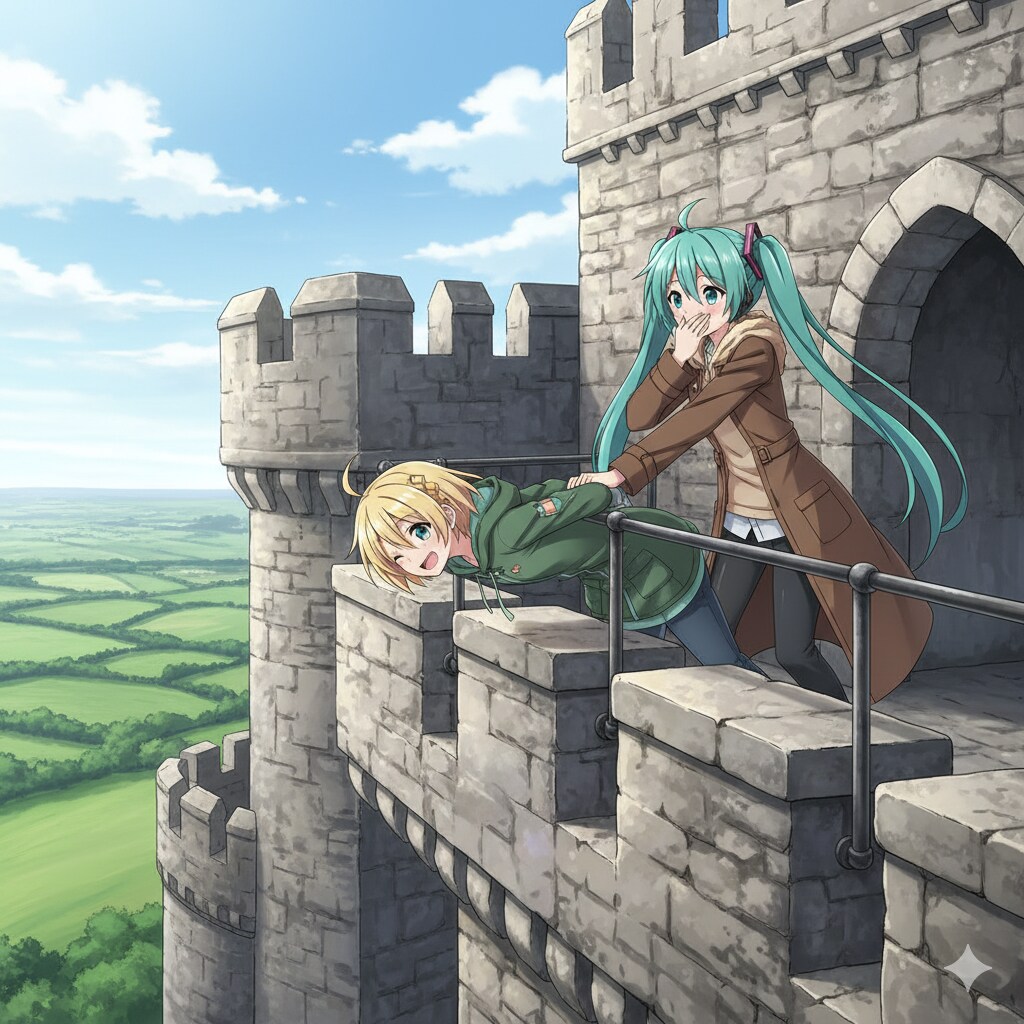 ミクさんリンさんはアイルランド旅行に来ました