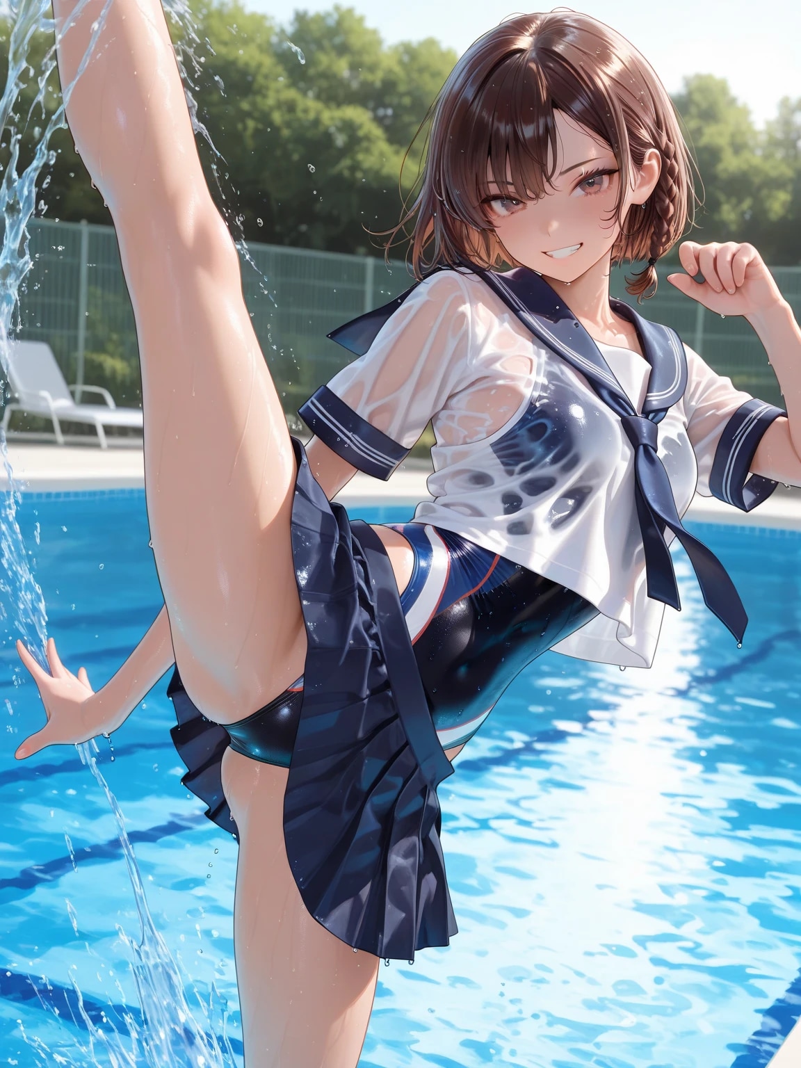ハイキック♪