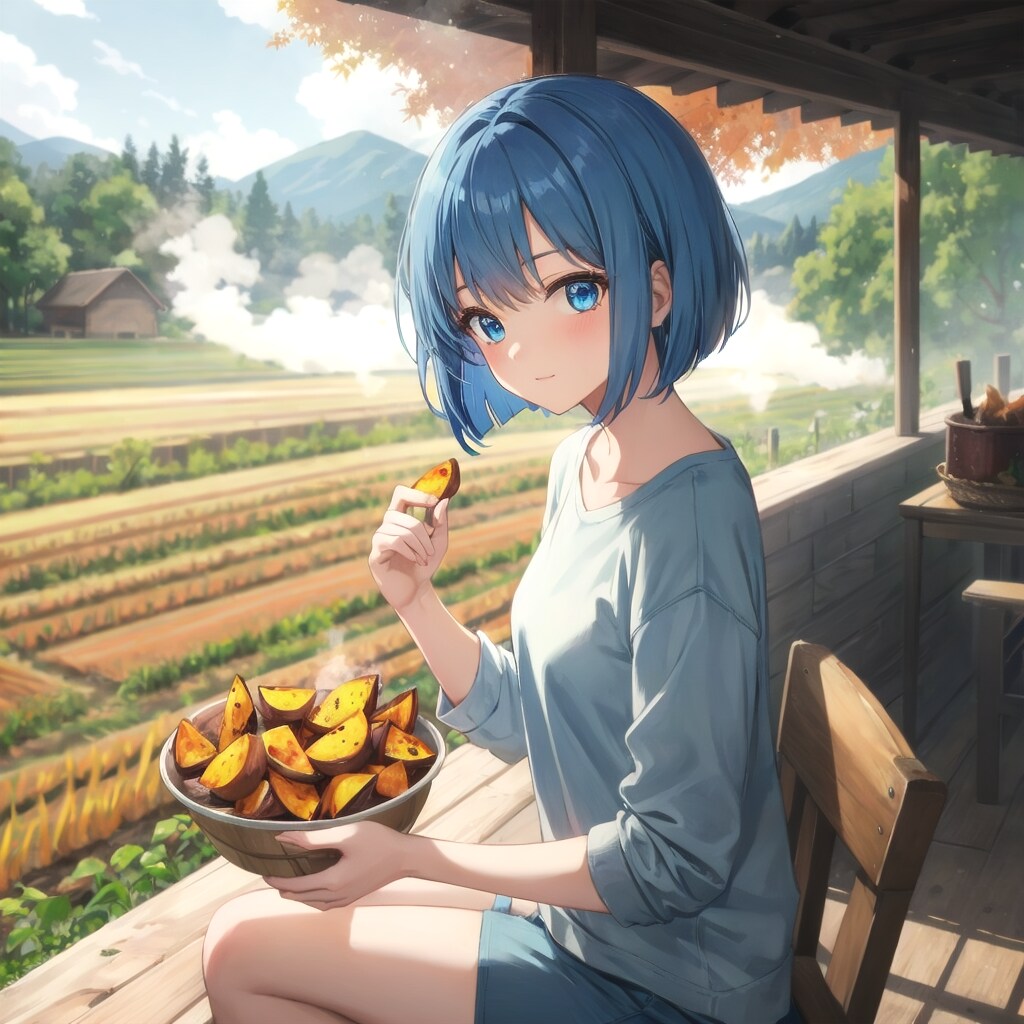 田舎の秋、母の味 | の人気AIイラスト・グラビア