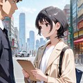 女探偵　聞き込み調査＆情報収集中 5枚目