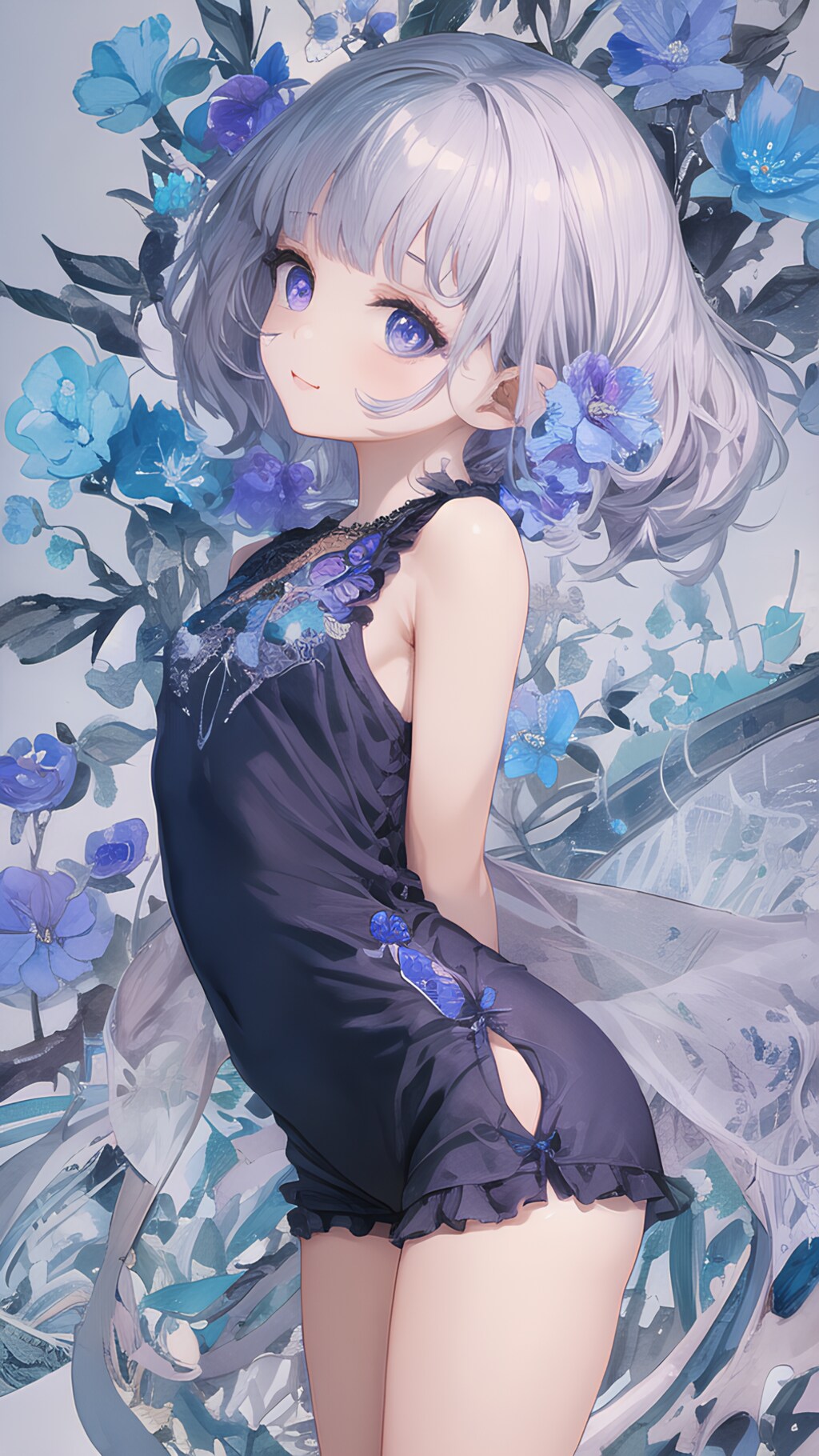 158 学校ではNGなスクール水着