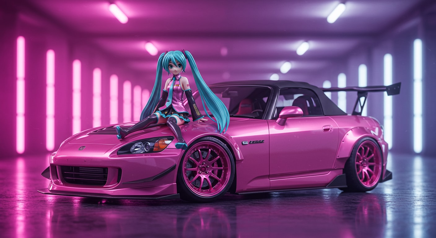 初音ミクとS2000 | の人気AIイラスト・グラビア