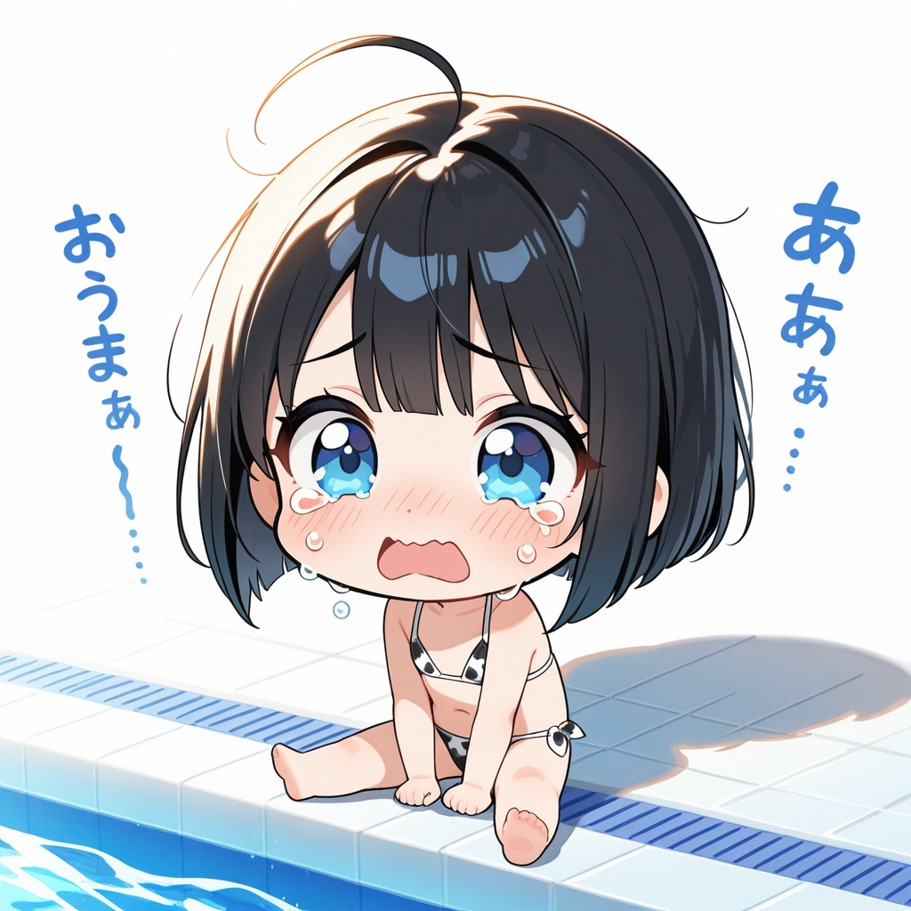 ちび過ぎる牛ビキニ！！