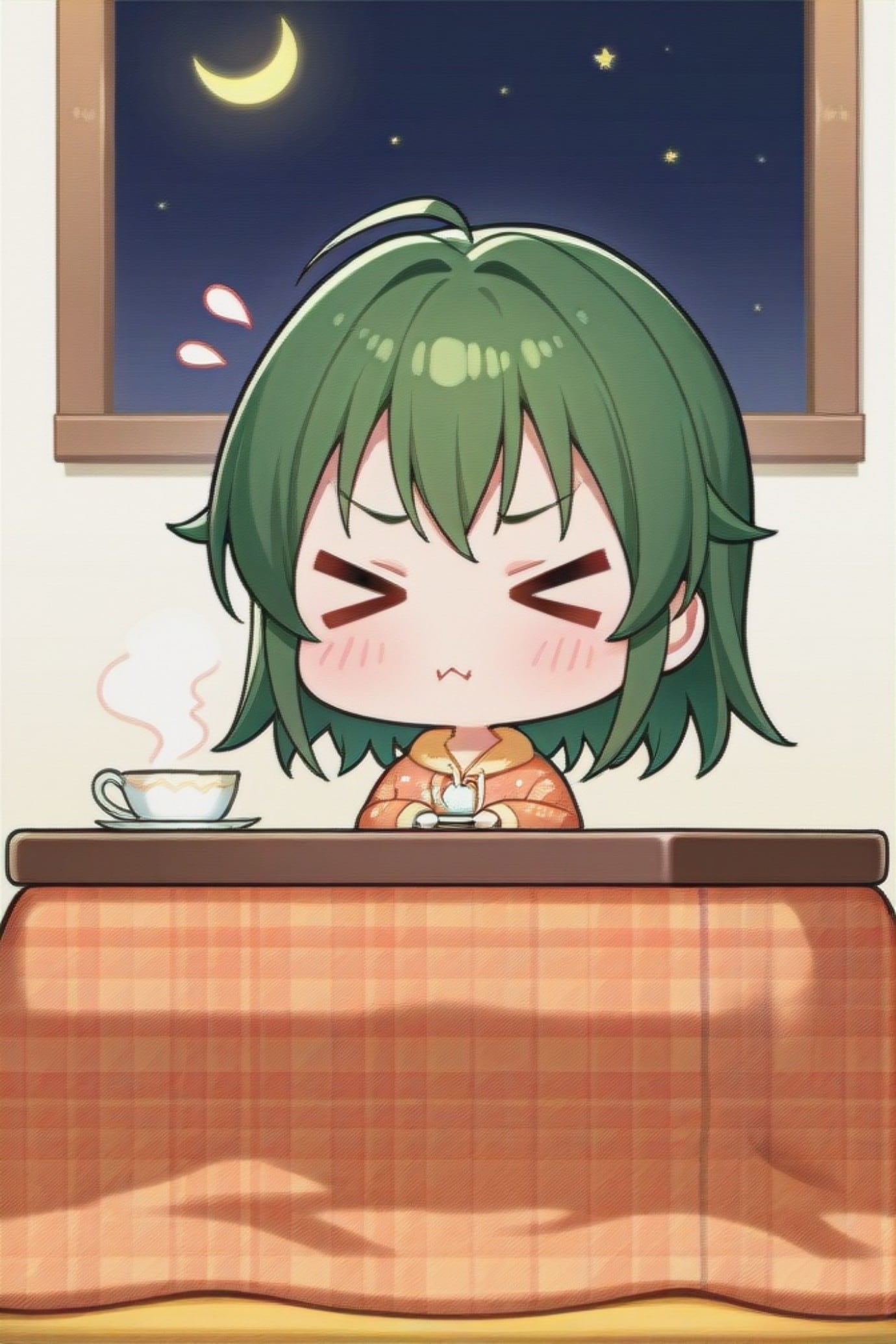 年末の緑髪ちゃん | の人気AIイラスト・グラビア