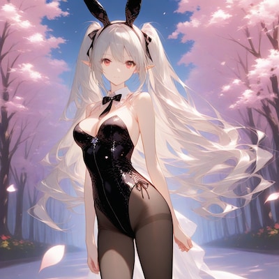 バニーガール企画参加 Ver. ブラックバニー ツインテール