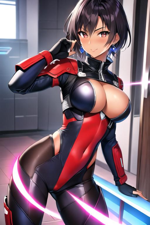 ラバースーツギャル
