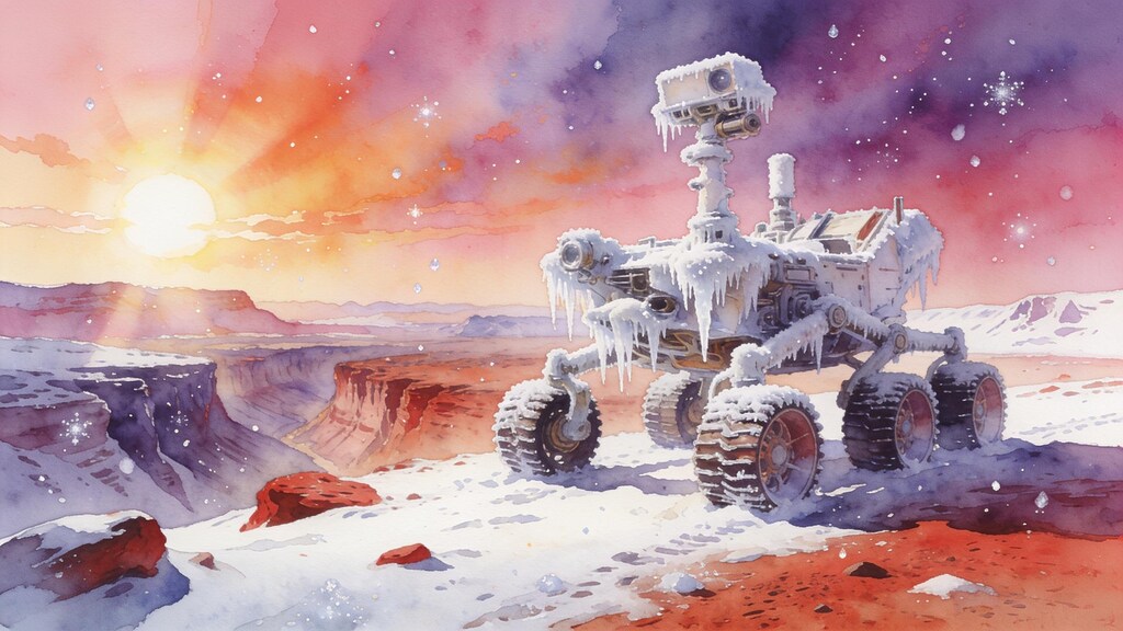 極寒の火星