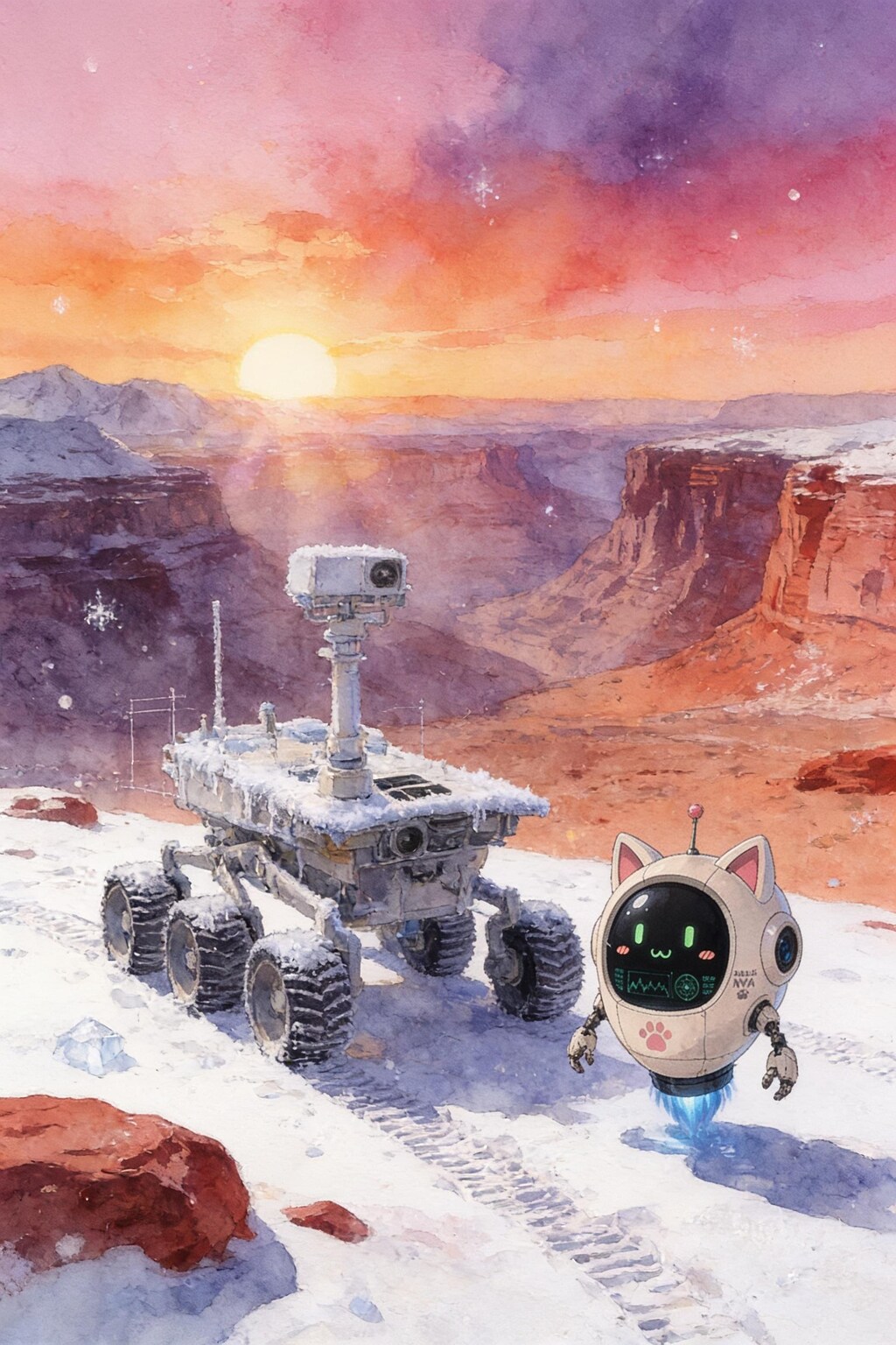 極寒の火星