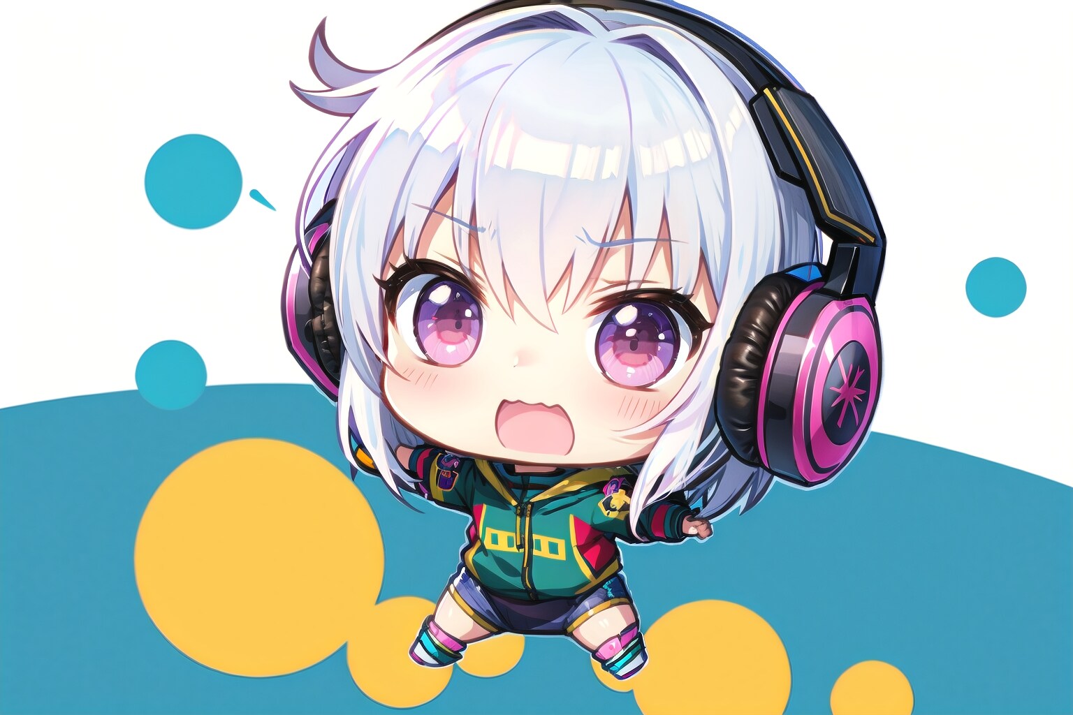 Girl with headphones | の人気AIイラスト・グラビア