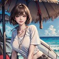 海辺のカフェ 5枚目