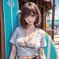 海辺のカフェ 4枚目