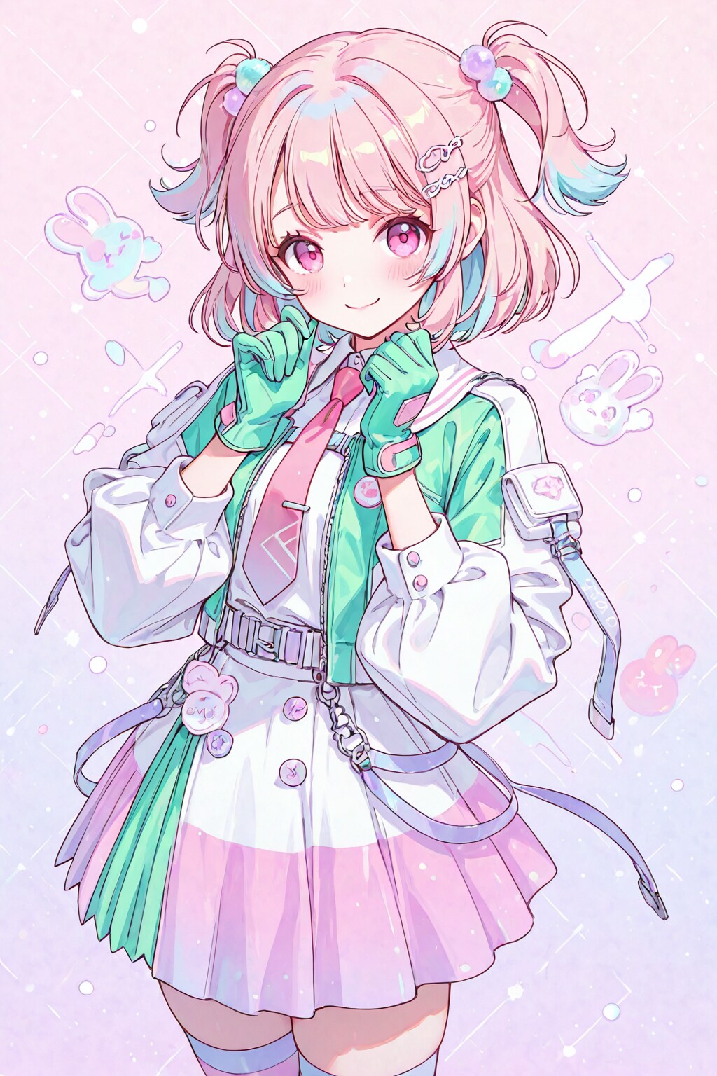 ピンク髪ちゃん | の人気AIイラスト・グラビア