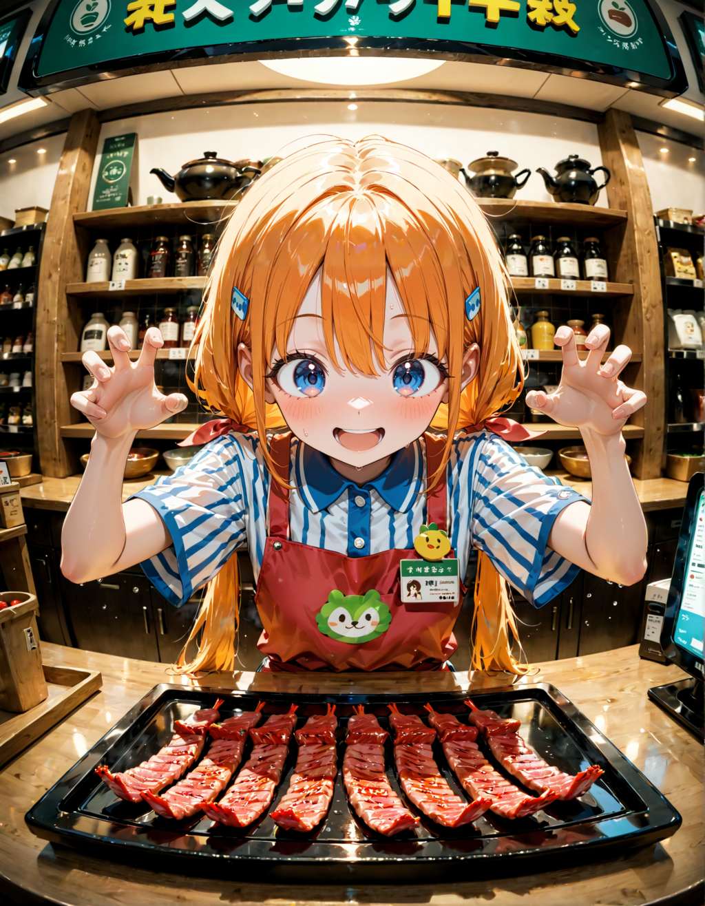 今日は焼肉開きの日。感動接客の日