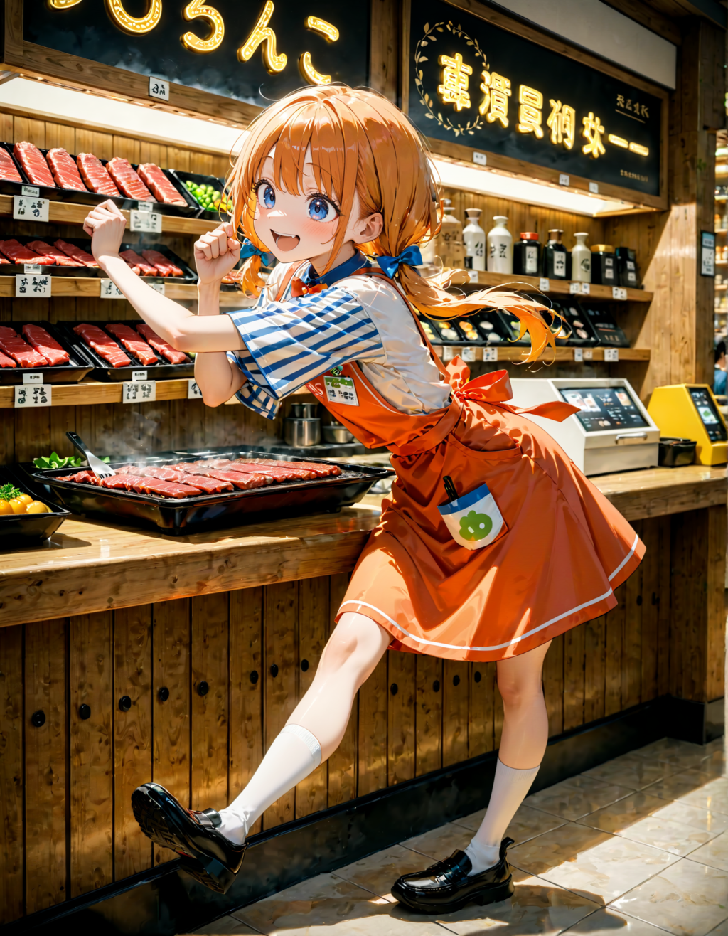 今日は焼肉開きの日。感動接客の日