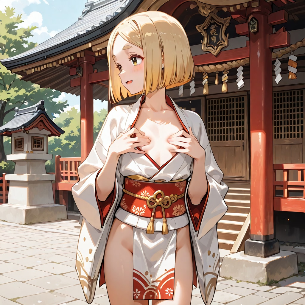 神社で出会ったおんなのこ
