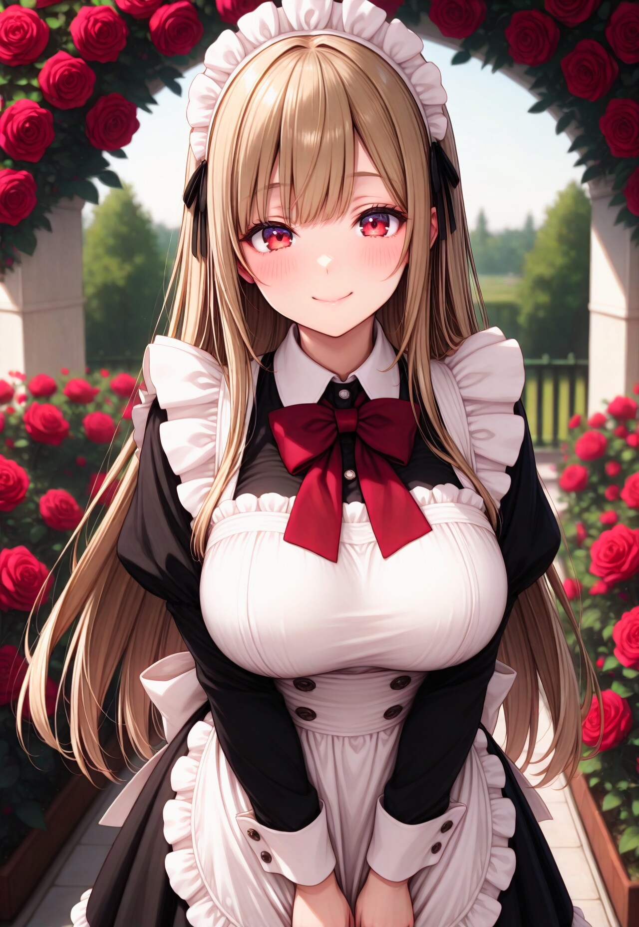 313（薔薇園のメイドさん）