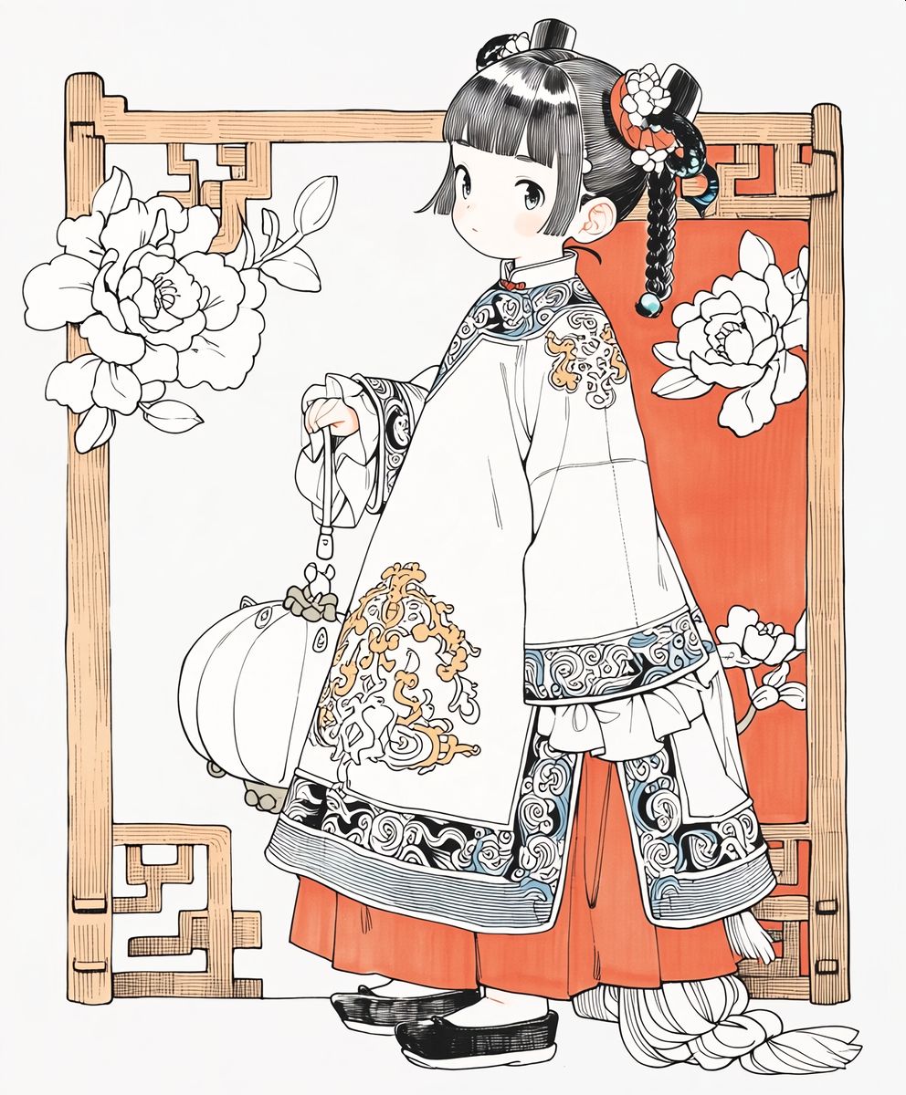 塗り絵っぽい | の人気AIイラスト・グラビア
