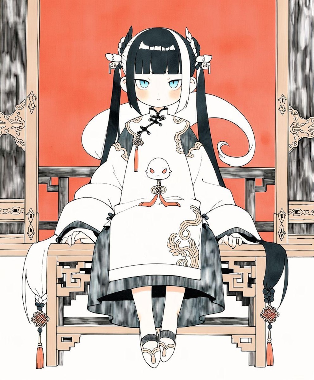 塗り絵っぽい