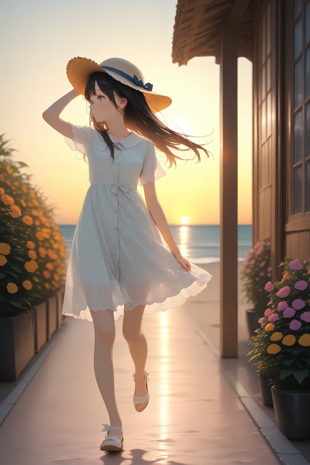 麦わら帽子の少女 | の人気AIイラスト・グラビア