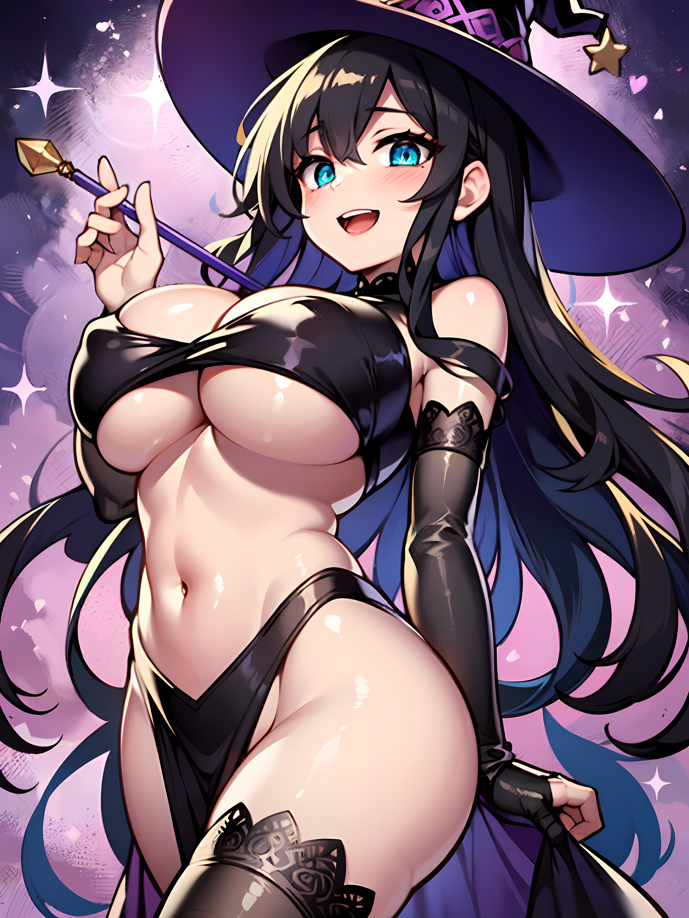 『布面積が少ない魔女ちゃん』