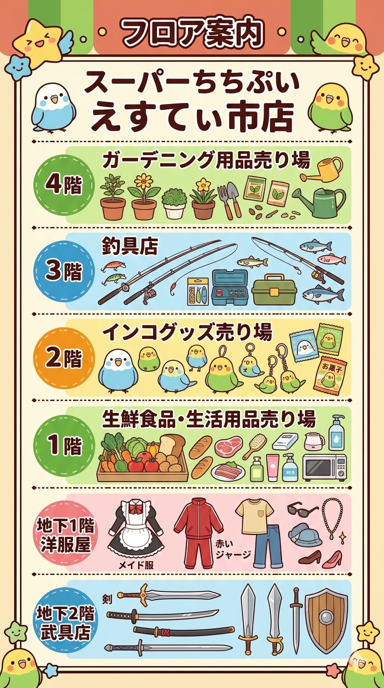 スーパーちちぷい えすてぃ市店案内