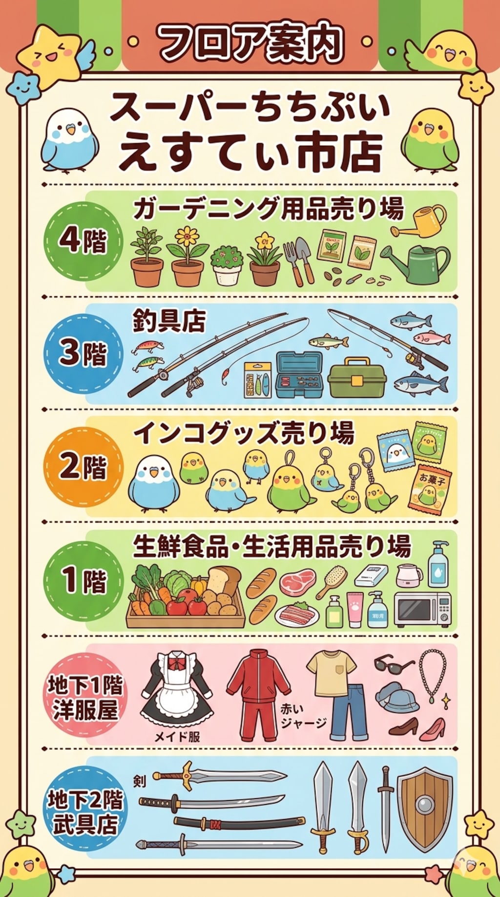 スーパーちちぷい えすてぃ市店案内