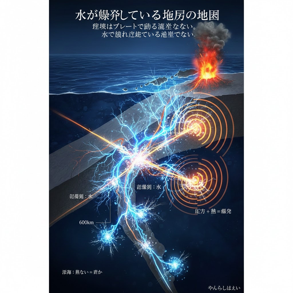 地震を引き起こしているのは水？（やんばるほえい）