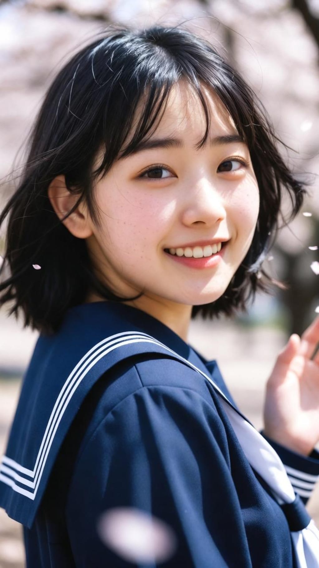 入学式の朝、視線が止まった2