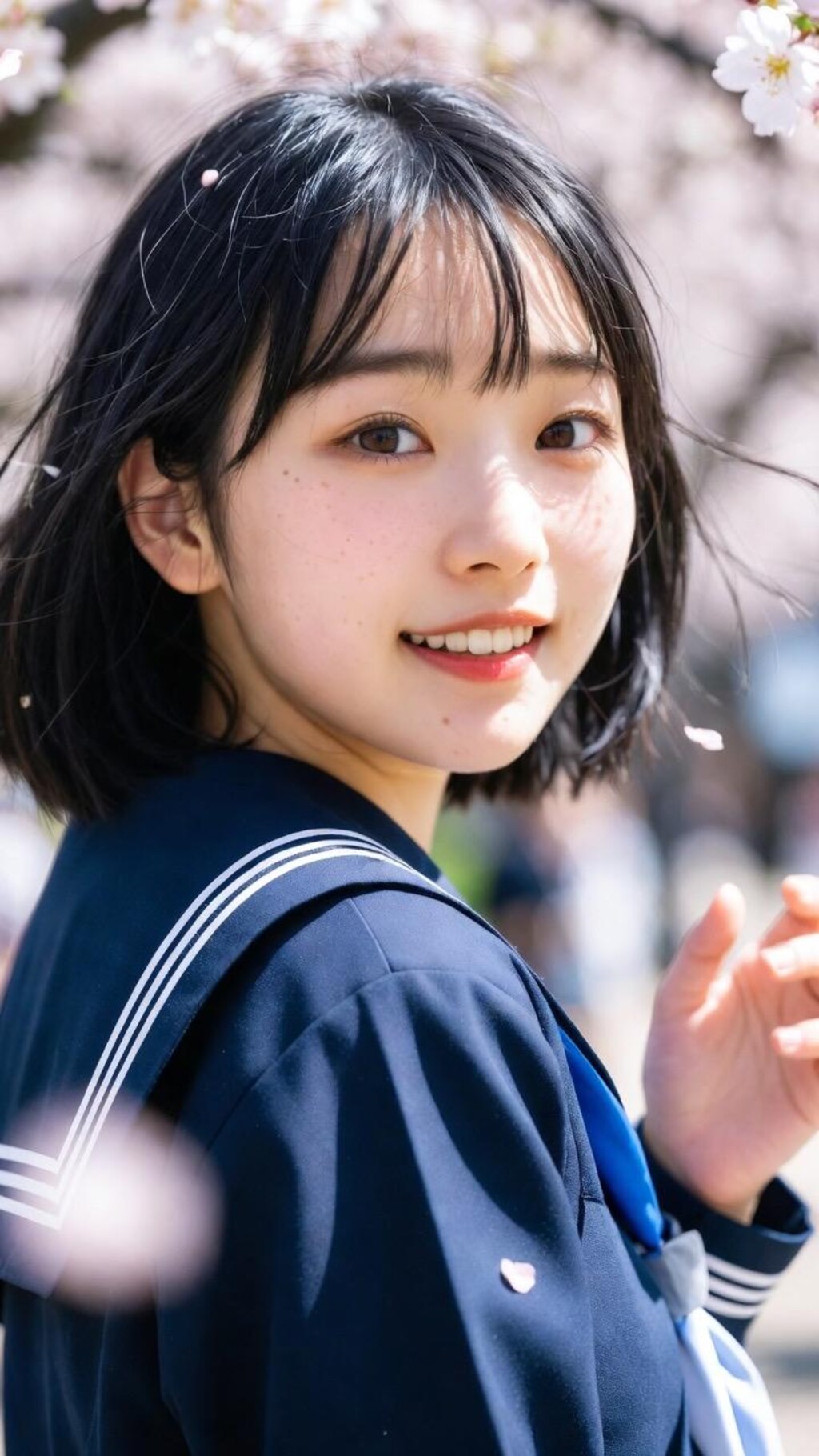 入学式の朝、視線が止まった2